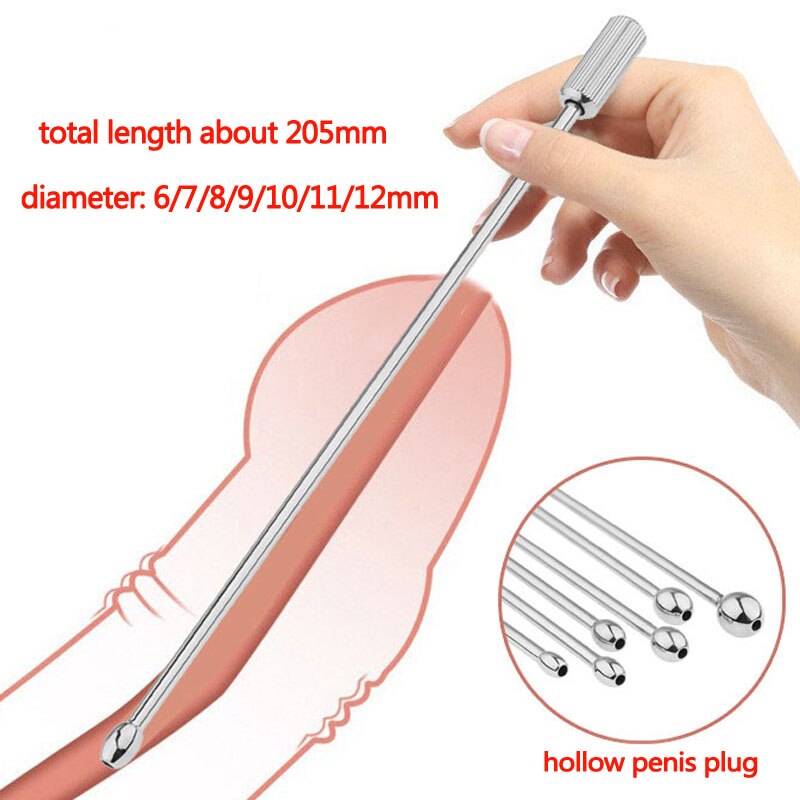 Metal Hollow Male Penis Plug GXLOCK Store Metal Hollow Male Penis Plug GXLOCK Store