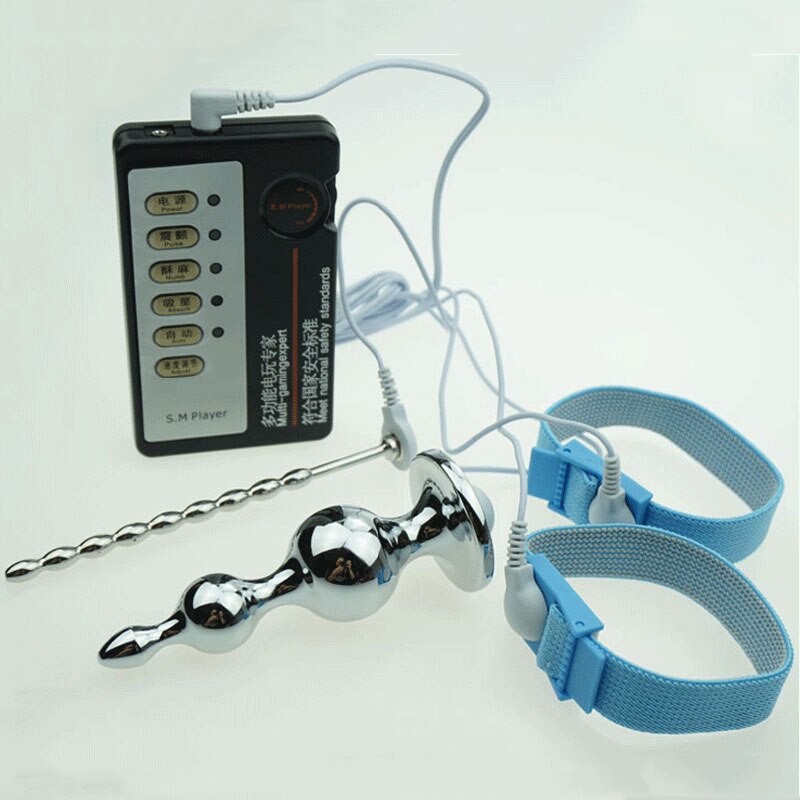 Electro Shock Anal Plug Urethral Sound Penis Plug