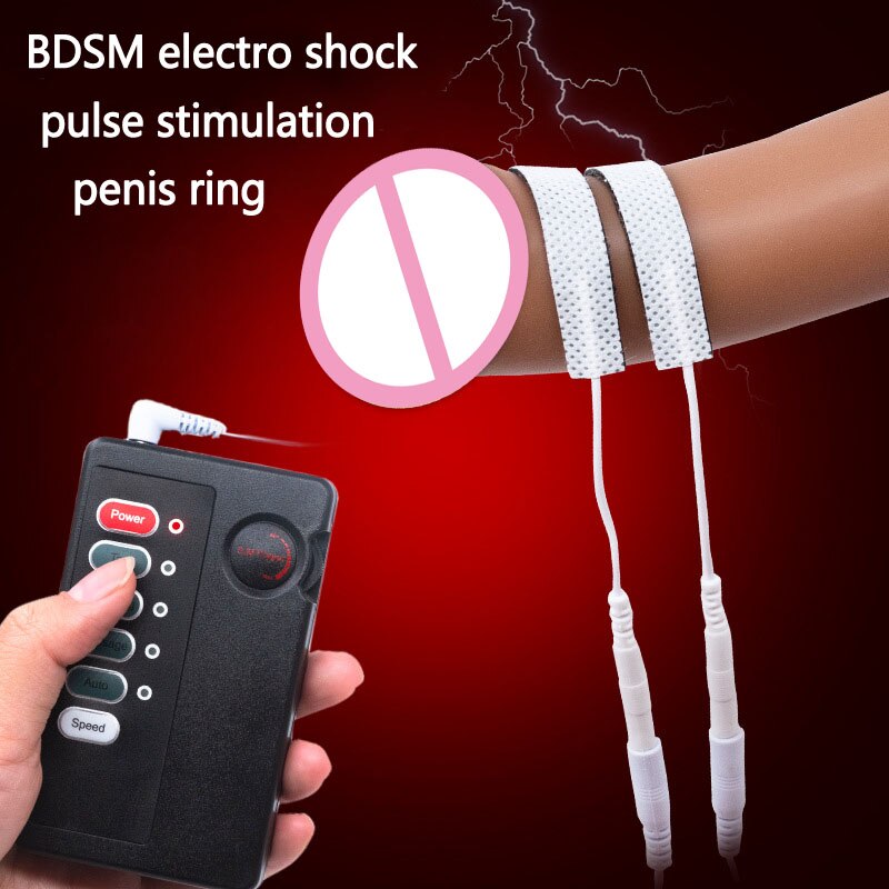 BDSM Electro Shock Pulse Cock Ring  GXLOCK Store
