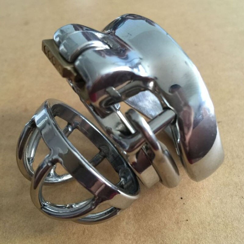 Anti-Off Rings Short Metal Chastity Cage – GXLOCK Store