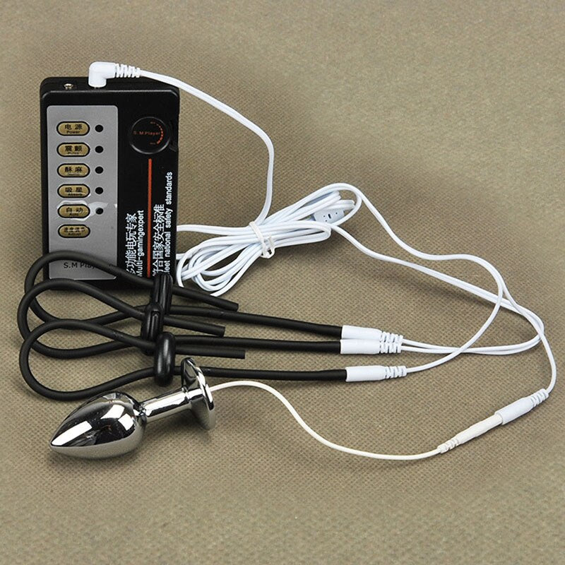Electric Stimulator Bondage Anal Plug GXLOCK Store Electric Stimulator Bondage Anal Plug GXLOCK Store