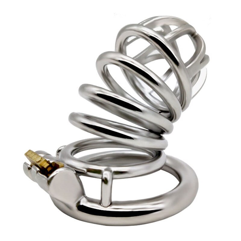 Slave Metal Cbt Chastity Cage Penis Lock
