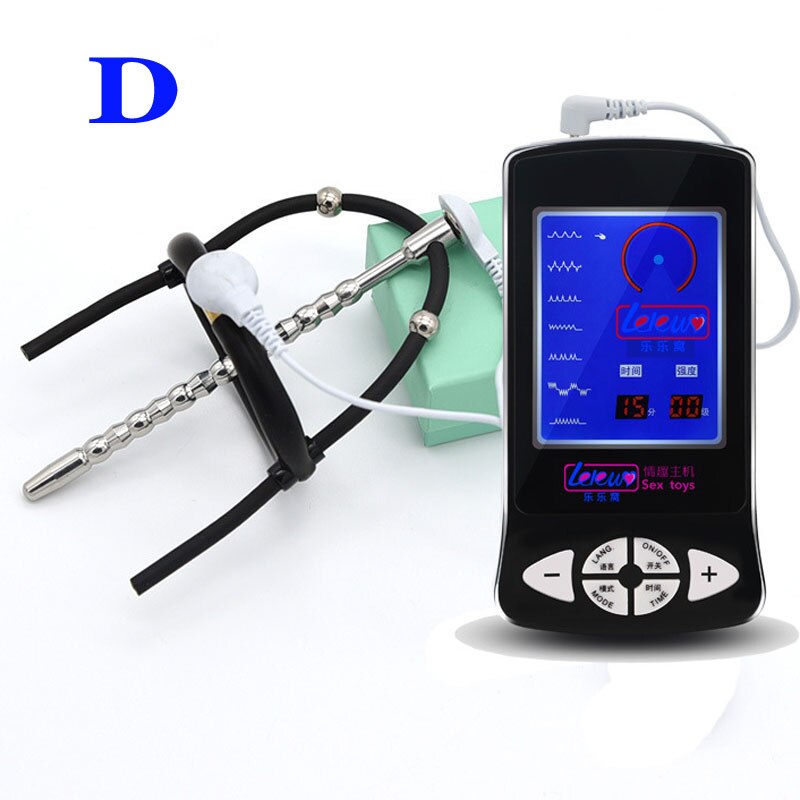 Electro Shock Cock Ring Penis Plug