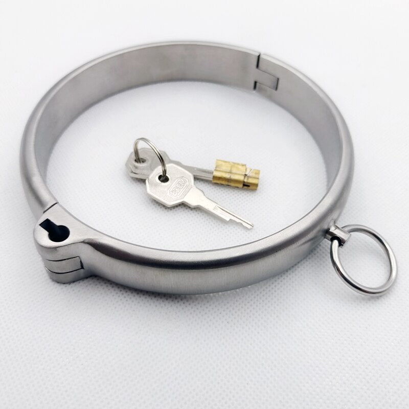 Metal Bondage BDSM Slave Collar