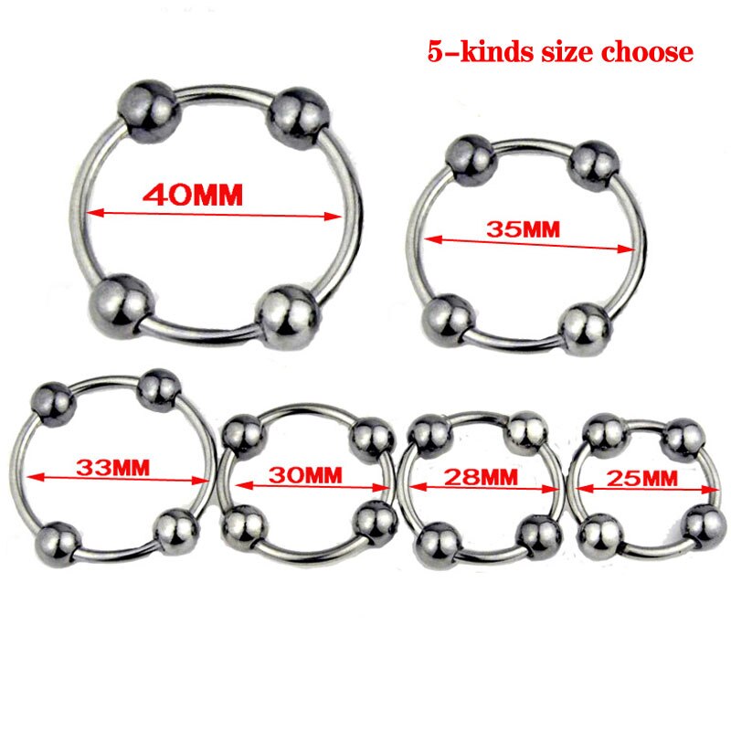 4-Beads Metal Cock Ring Glans Ring – GXLOCK Store