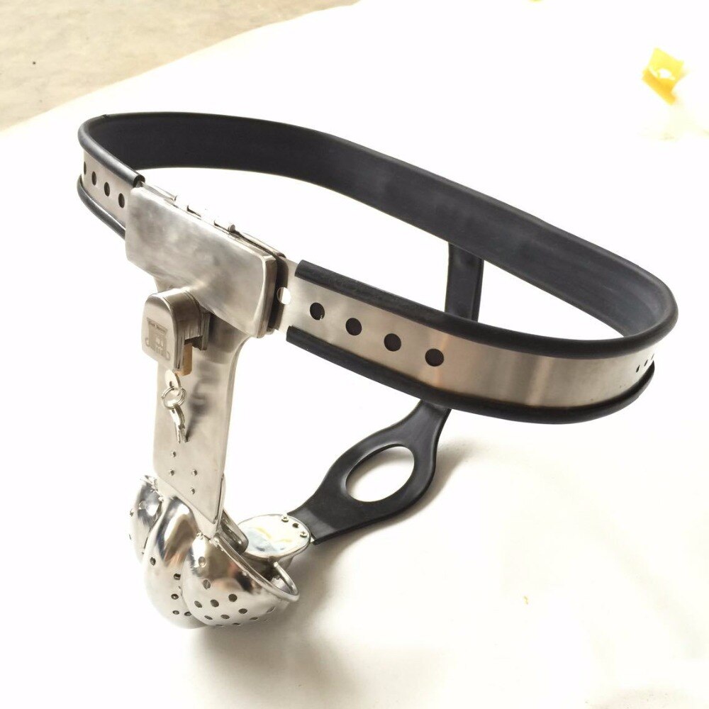 Outdoor Wear Male Stainless steel Chastity Belt