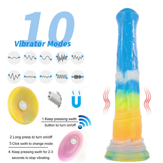 11 Inch Glowing In Dark Realistic Dildo