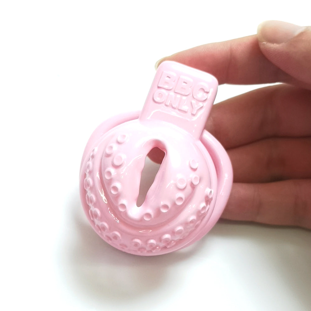 Pink BBC Octopus Pussy Vaginal Chastity Cage