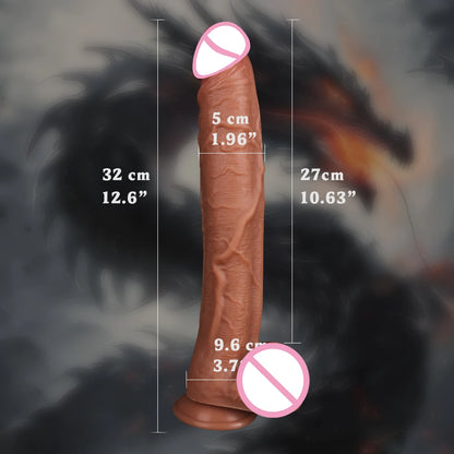 1.97inch diameter huge realistic dildo liquid silicone dildos with strong suction cup real fake penis adult sex toys for women