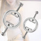 1 Pair Breast Clips Nipple Stimulator Flirting Stainless Steel Nipple Clamps Round Adjustable Nipple Clamp Female SM Sex Toy