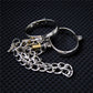 1 Pair Lock Shackles Female Male Handcuff Metal Ankle Cuffs Wrist Cuff For Couple BDSM Bondage Restraints Adult Game Sex Toys