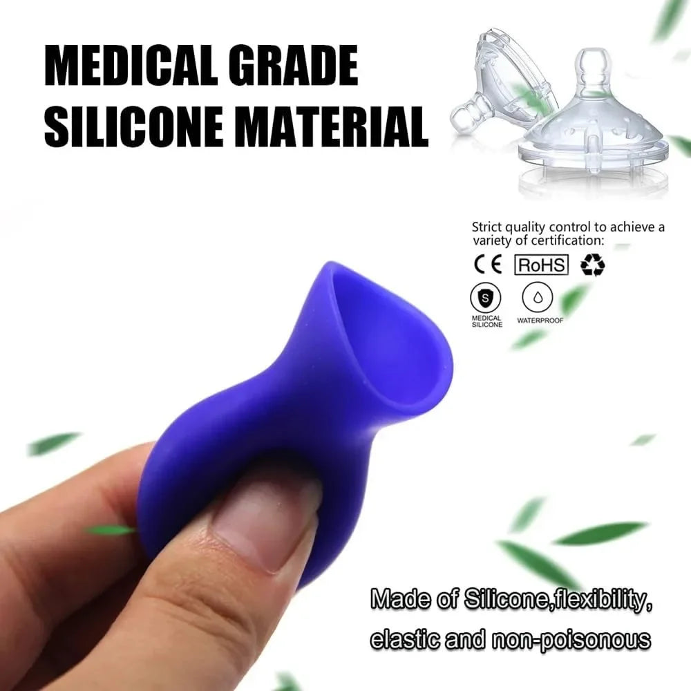 1 Pair Nipple Sucker Sex Toys for Women Silicone Nipple Stimulator Nipple SM Sexual Adult Game High Powerful Suction Universal