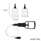 1 Set Nipple Sucker Enlarger Nipple Clamps Manual Nipple Enhancement Pump Vacuum Stimulate Massage Breast Adults Sex Toys Women