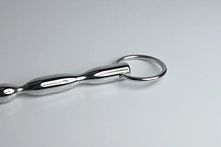 10*175mm large size stainless steel urethral plug cock dilator penis probe sex toy A633