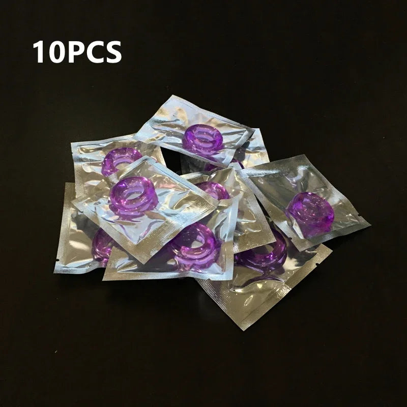 10/5pcs/set Silicone Cock Ring Delay Premature Ejaculation Condom Set Dick Lock Ring New Sex Tools Shop For Men Party Small Gift