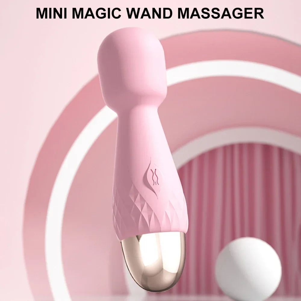 10 Modes Strong Vibration Mini Vibrator Magic Stick USB Charging Massager Clitoris G-Spot Vibrators Sex Toy For Women Adults 18