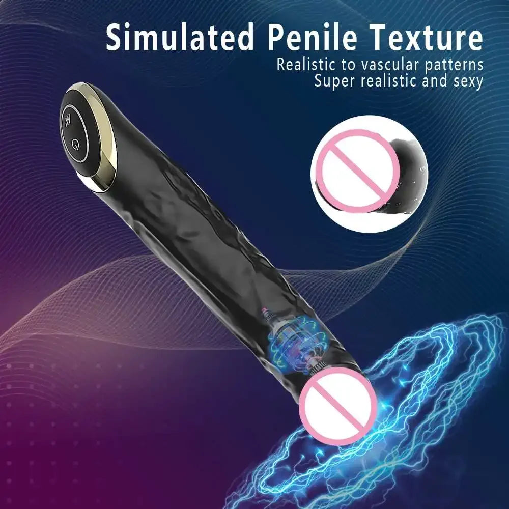 10 Modes Vibrator Dildo Soft Silicone Penis Power Motor G-spot Clitoral Stimulator Female Masturbator Erotic Sex Toys for Couple