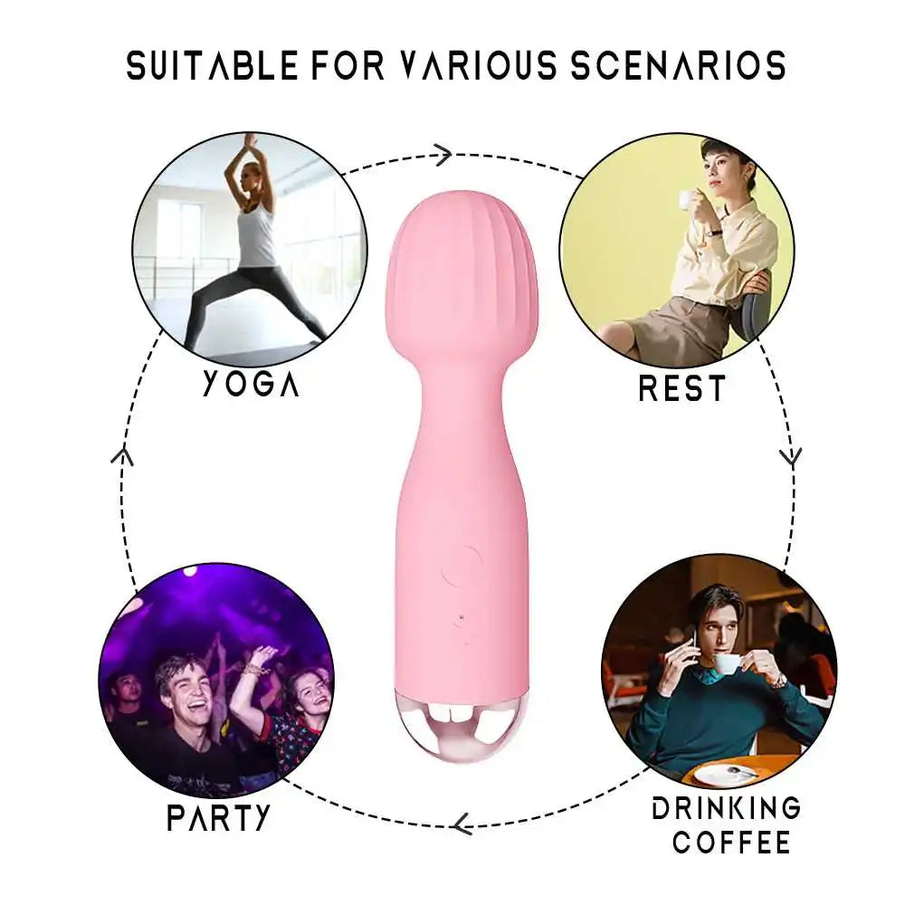 10 Modes Vibrator Magic Stick Clitoris Stimulator Vagina G Spot Massager Vibrators Anal Plug Sex Toys for Women Erotic Product