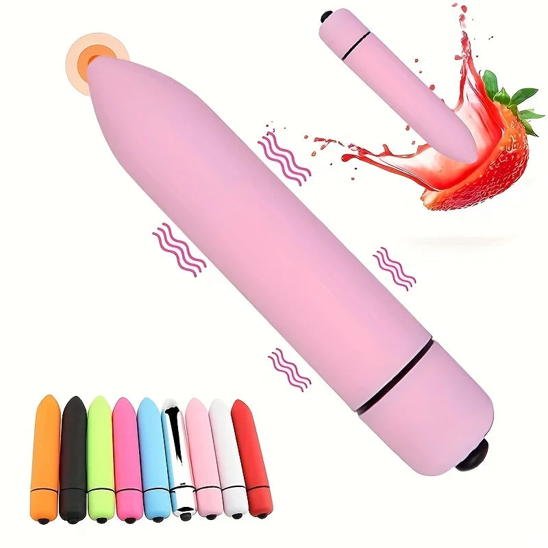 10 Speed Dildo Vibrator Silicone Anal Plug Sex Toys for Men Woman Mini Vibrating Bullet Butt Plug Erotic Toys BDSM Products 18+