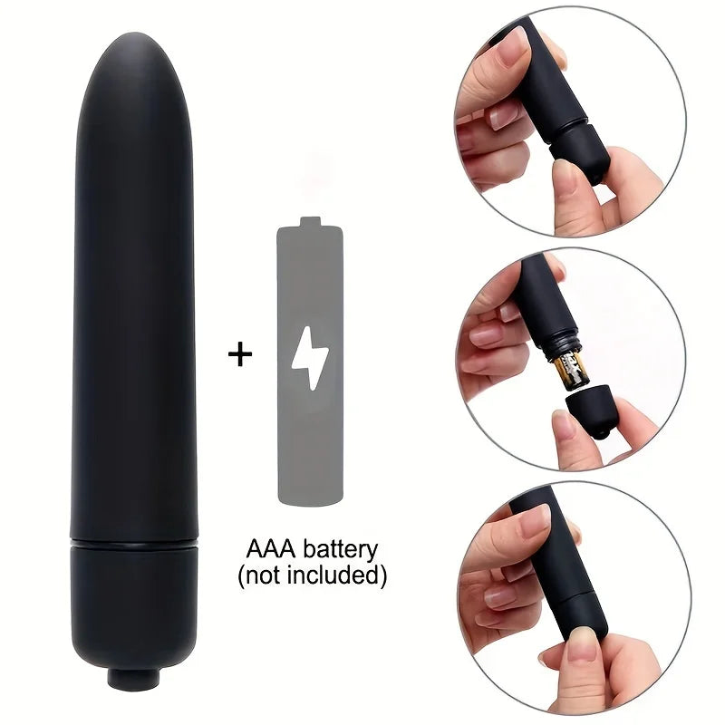 10 Speed Dildo Vibrator Silicone Anal Plug Sex Toys for Men Woman Mini Vibrating Bullet Butt Plug Erotic Toys BDSM Products 18+