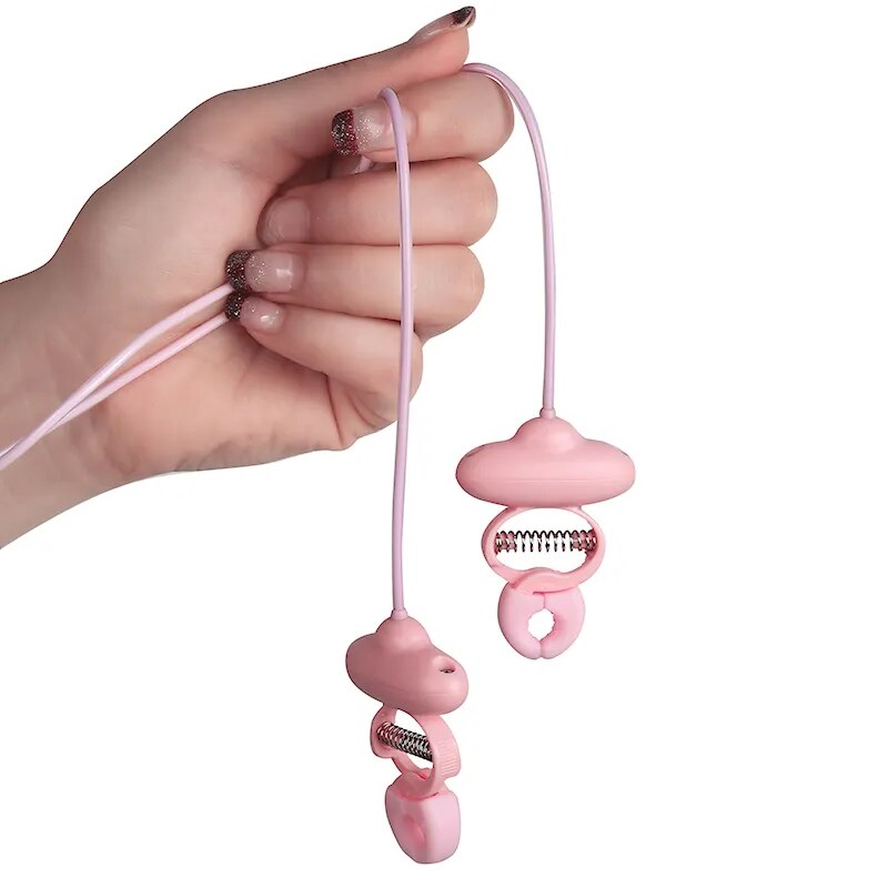 10 Speed Electric Vibrating Nipple Clamp Stimulation Massager GXLOCK Store 10 Speed Electric Vibrating Nipple Clamp Stimulation Massager GXLOCK Store