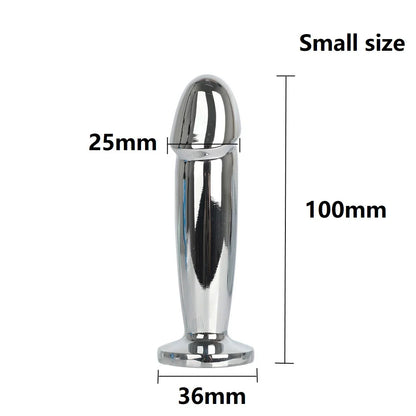 10 speed vibrator Metel anal beads butt plug vibration large rechargeable G spot Prostate Massager dildo Masturbator ass sex toy