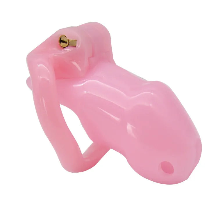 100% Resin Male Chastity Device Cock Cage with 4 Size Penis Rings Reusable Penis Lock Chastity Belt Adult Game Sex Toys for Men