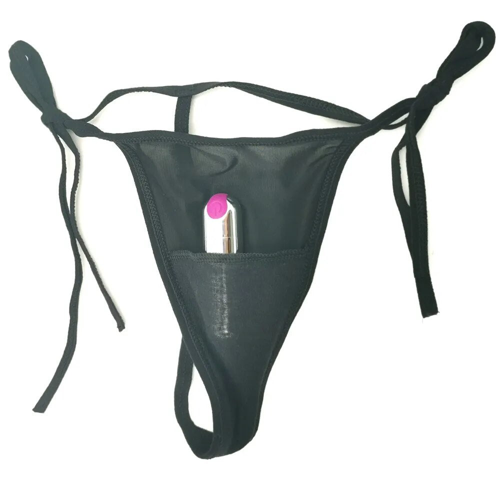 10 Speed Charging Vibrating Remote Control Strap on Panties