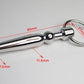 11.8*80mm medical Stainless steel Vibrating urethra sound albert prince wand urethral catheter sex toys