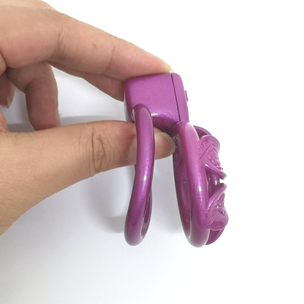 Spice Petal Purple BDSM Chastity Cage