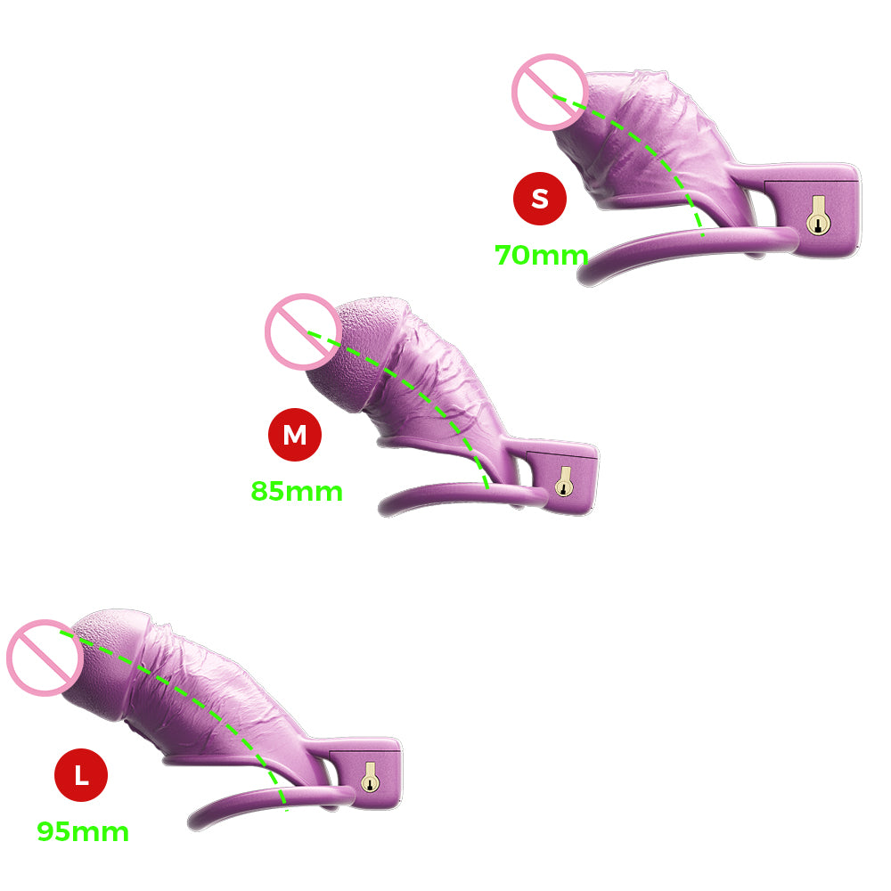 New Purple Skull Cock Cage Slave Chastity Cage GXLOCK Store New Purple Skull Cock Cage Slave Chastity Cage GXLOCK Store