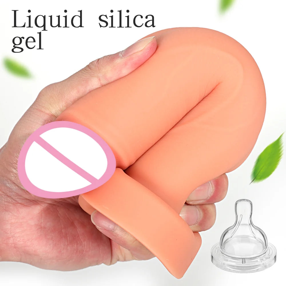 14.17inch Huge Dildo Silicone Realistic Penis Insertion Vaginal Massage G-spot Stimulating Orgasm Female Masturbation Big Dick