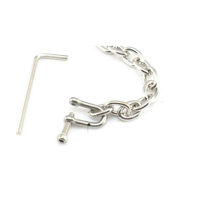 14cm To 52cm Cuffs Connection Hook Double Headed Metal Hooks Chain for Restraint Bondage BDSM Adult Games Sex Accessories