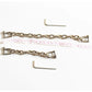 14cm To 52cm Cuffs Connection Hook Double Headed Metal Hooks Chain for Restraint Bondage BDSM Adult Games Sex Accessories