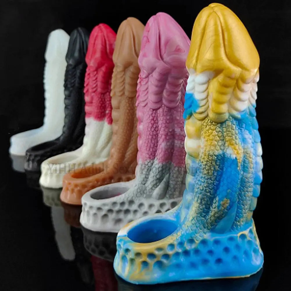 15/16/19 cm Silicone Penis Sleeve Soft Cock Extender Reusable Condoms Dick Enlargement Delay Ejaculation Adult Sexy Toys For Men