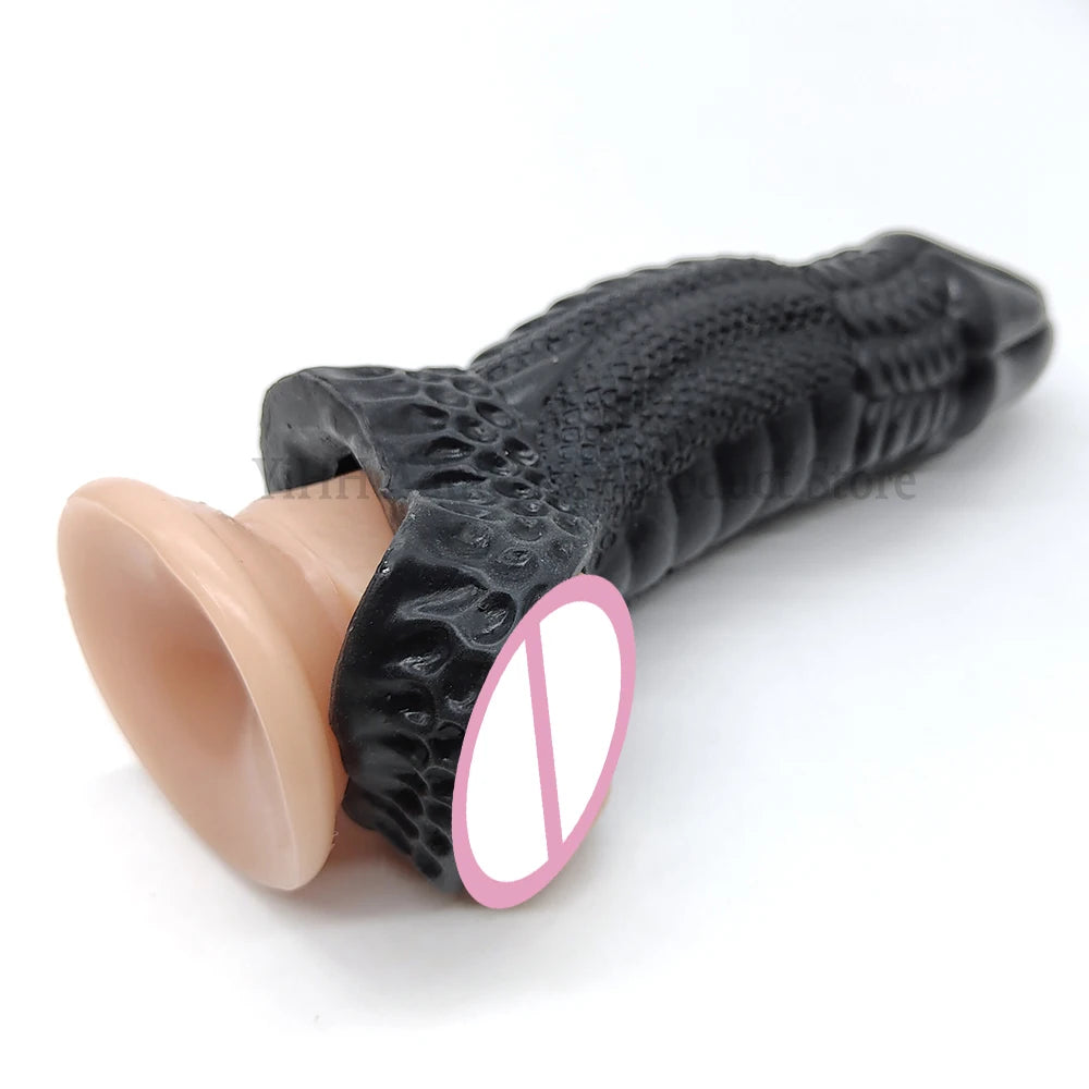 15/16/19 cm Silicone Penis Sleeve Soft Cock Extender Reusable Condoms Dick Enlargement Delay Ejaculation Adult Sexy Toys For Men