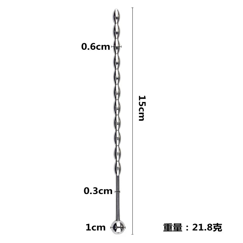 15 CM Stainless Steel Penis Plug Catheters Sex toys For Men Sex Sounds Male Chastity Device Urethral Dilators Urethral Plug