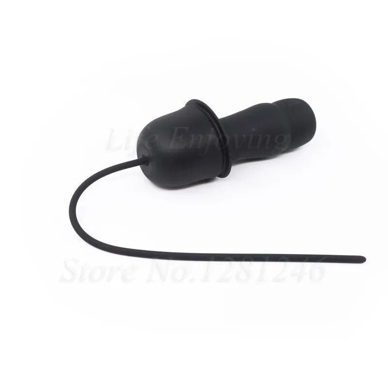 16 Frequency Vibrating  Penis Plug Urethral Catheter