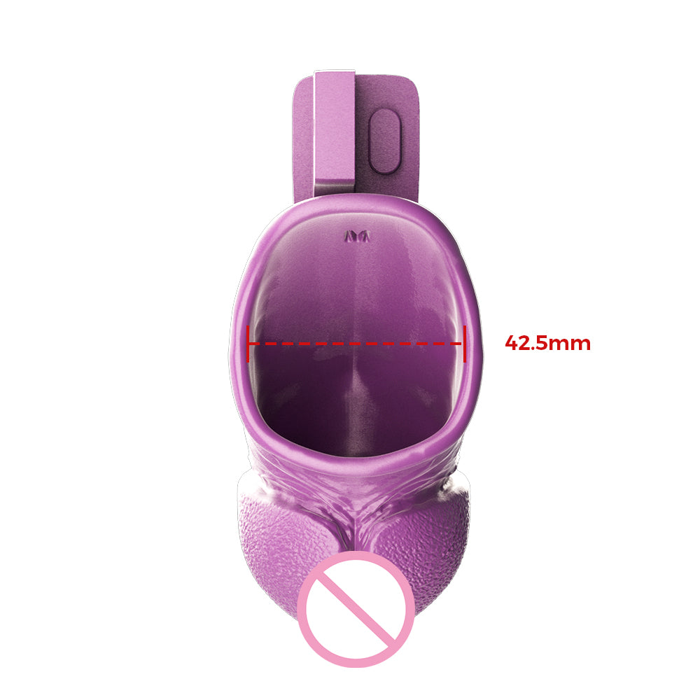 New Purple Skull Cock Cage Slave Chastity Cage GXLOCK Store New Purple Skull Cock Cage Slave Chastity Cage GXLOCK Store