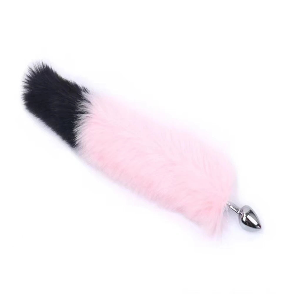 18+ Anal Plug Fox Tail Plush Butt Dilator Erotic Cosplay Fetish Roleplay Anus Bdsm Adult Women Sex Toys Girl Accessories Gumgum