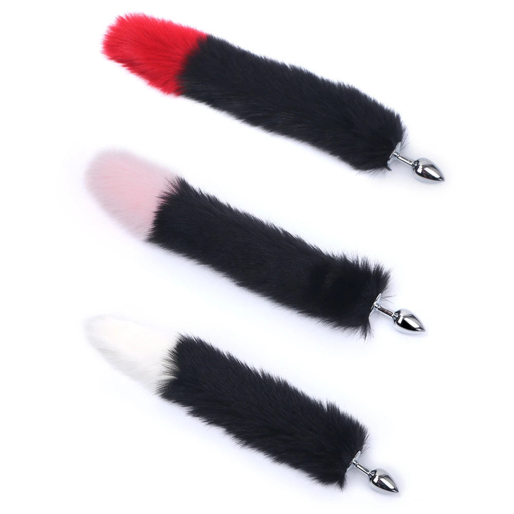 18+ Anal Plug Fox Tail Plush Butt Dilator Erotic Cosplay Fetish Roleplay Anus Bdsm Adult Women Sex Toys Girl Accessories Gumgum