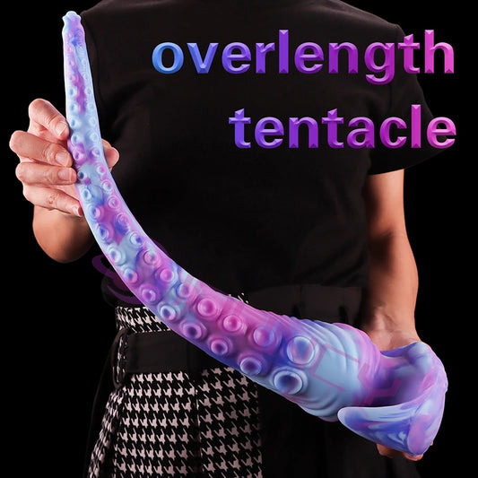 18+ Anal Plug Octopus Tentacle Butt Plug for Women Long Anal Dildos Platinum Liquid Silicone Soft Butt Plug Long BDSM Sex Toys