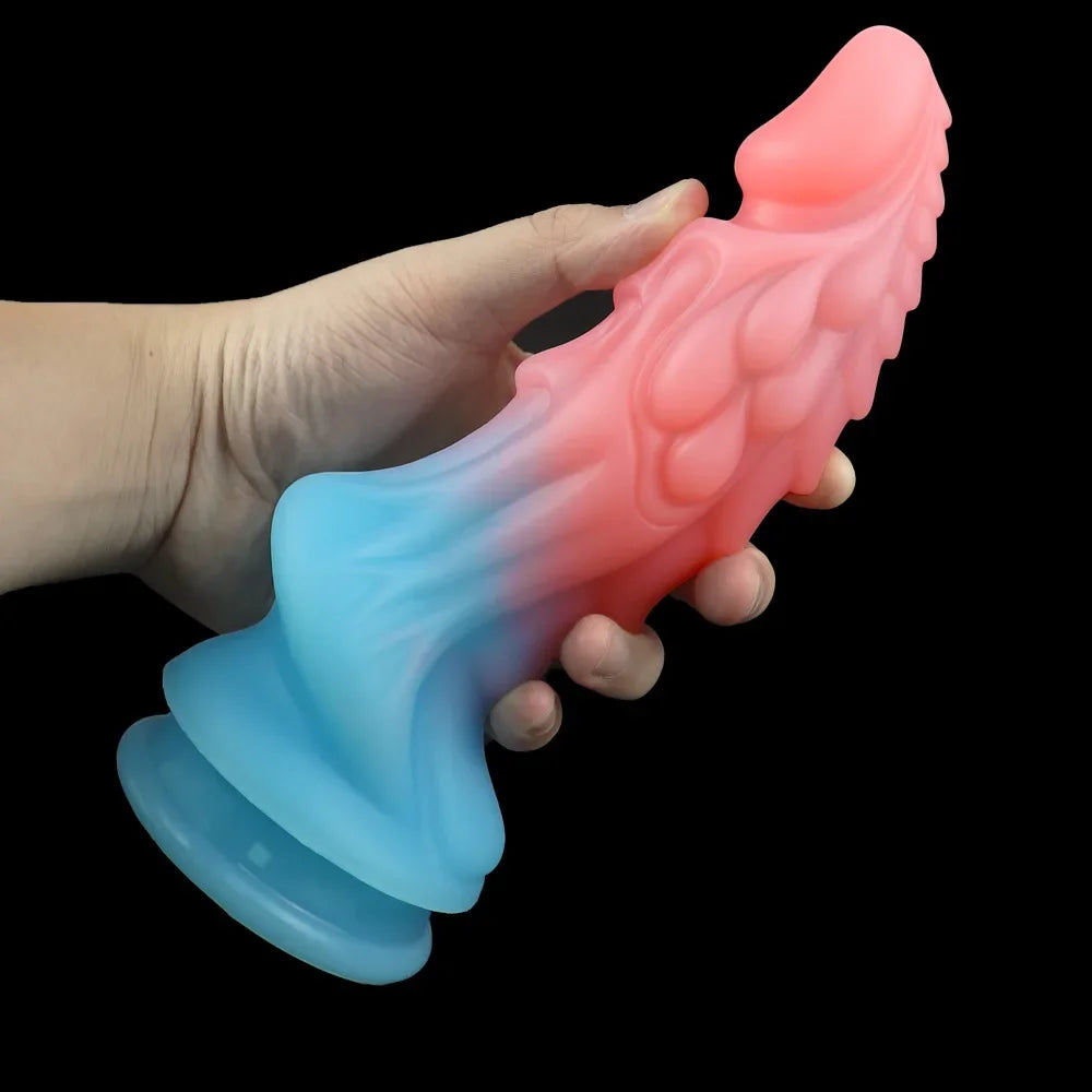 18+ Luminous Dildo for Women Adult Toy Monsters Dildos Silicone Fake Penis Consoladores Dick Realistic Dildo Female Masturbation