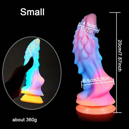 18+ Luminous Dildo for Women Adult Toy Monsters Dildos Silicone Fake Penis Consoladores Dick Realistic Dildo Female Masturbation