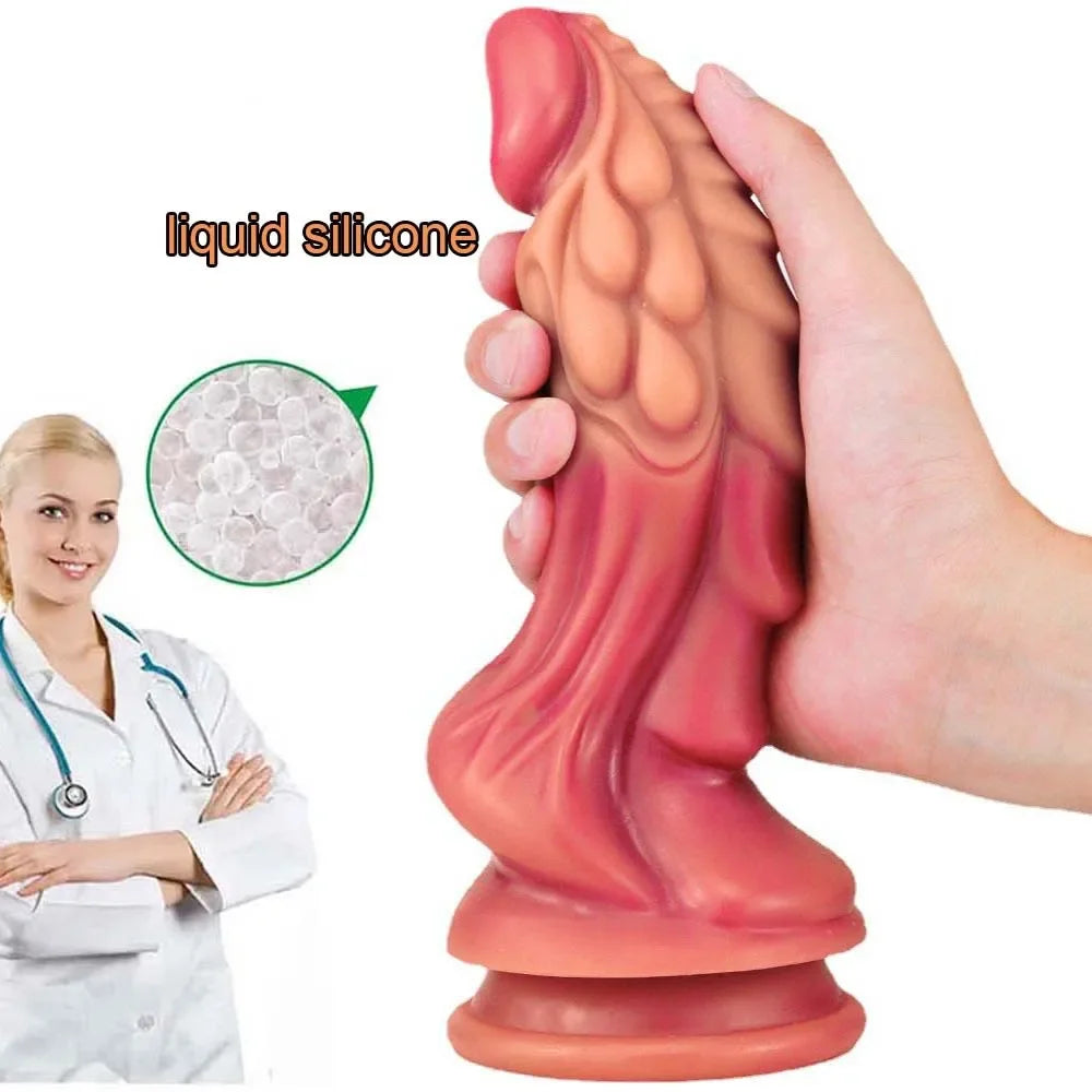 18+ Luminous Dildo for Women Adult Toy Monsters Dildos Silicone Fake Penis Consoladores Dick Realistic Dildo Female Masturbation