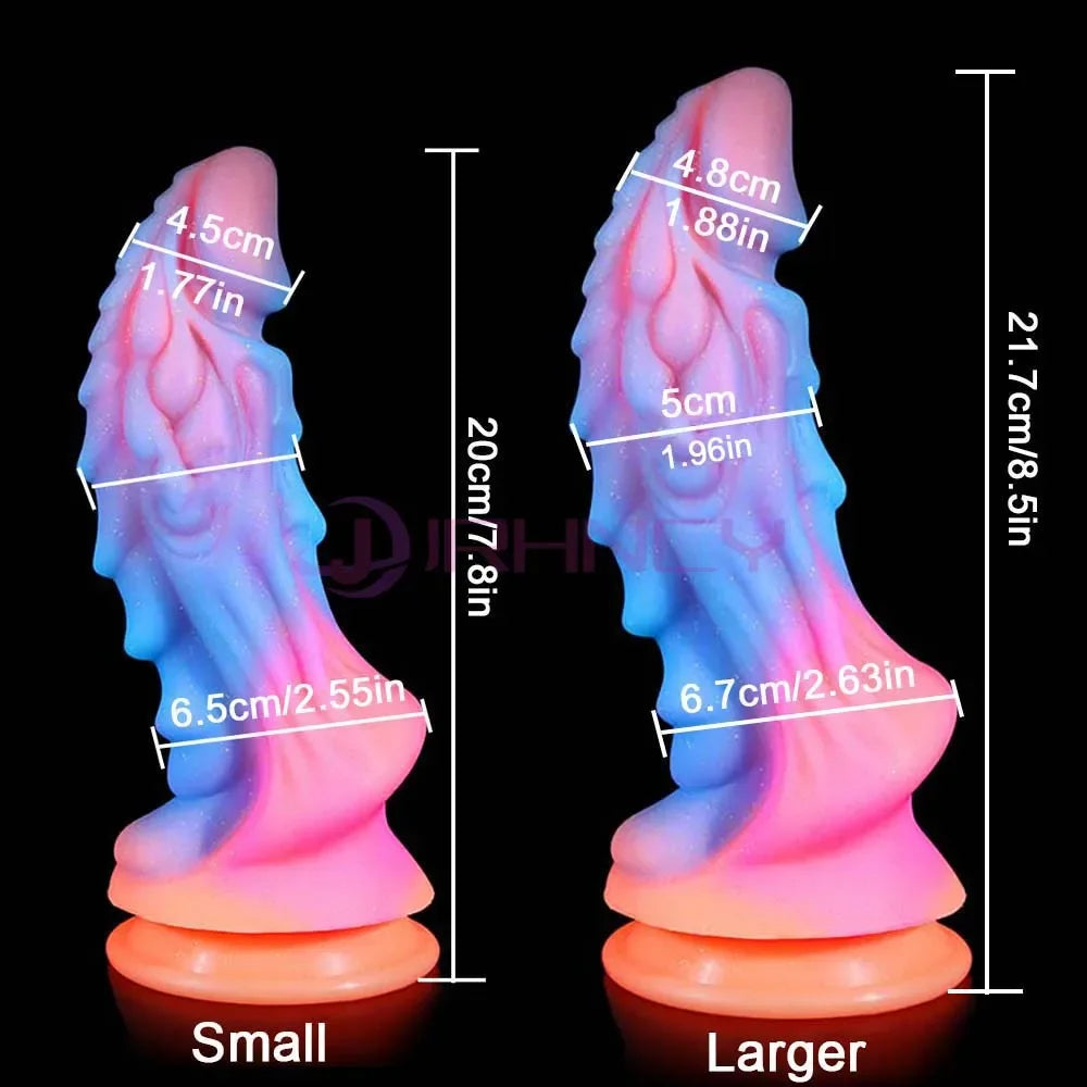 18+ Luminous Dildo for Women Adult Toy Monsters Dildos Silicone Fake Penis Consoladores Dick Realistic Dildo Female Masturbation