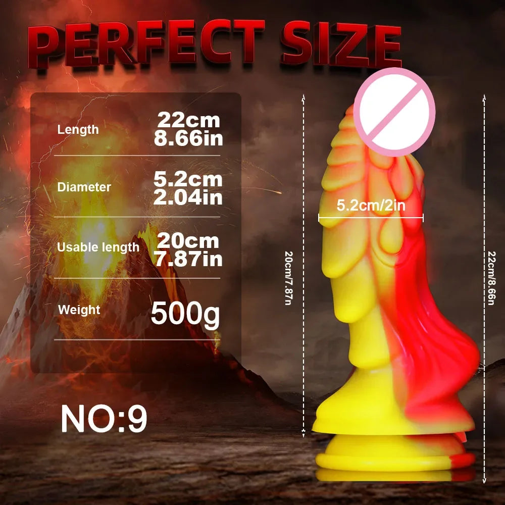 18+ Luminous Dildo for Women Adult Toy Monsters Dildos Silicone Fake Penis Consoladores Dick Realistic Dildo Female Masturbation