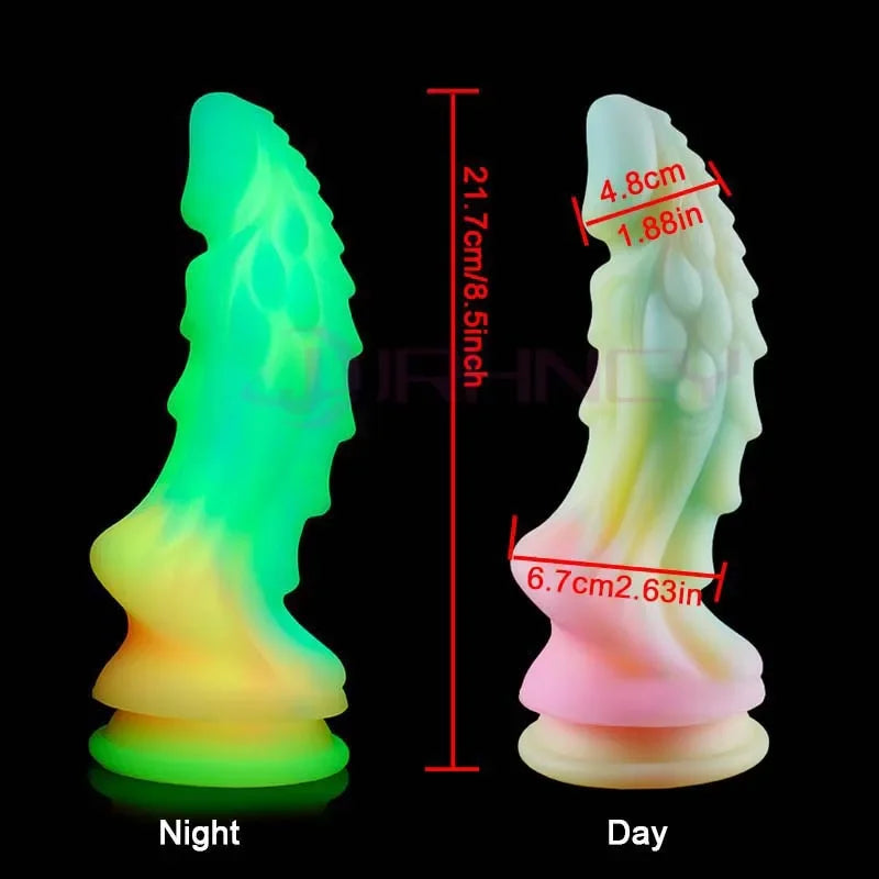 18+ Luminous Dildo for Women Adult Toy Monsters Dildos Silicone Fake Penis Consoladores Dick Realistic Dildo Female Masturbation