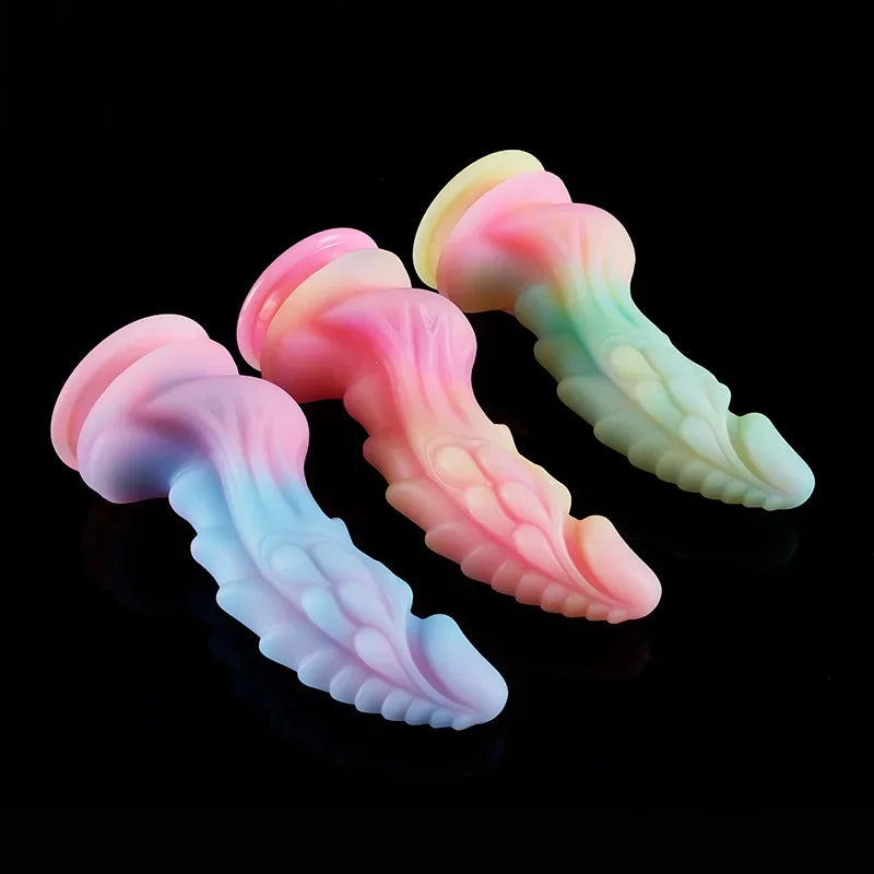 18+ Luminous Dildo for Women Adult Toy Monsters Dildos Silicone Fake Penis Consoladores Dick Realistic Dildo Female Masturbation