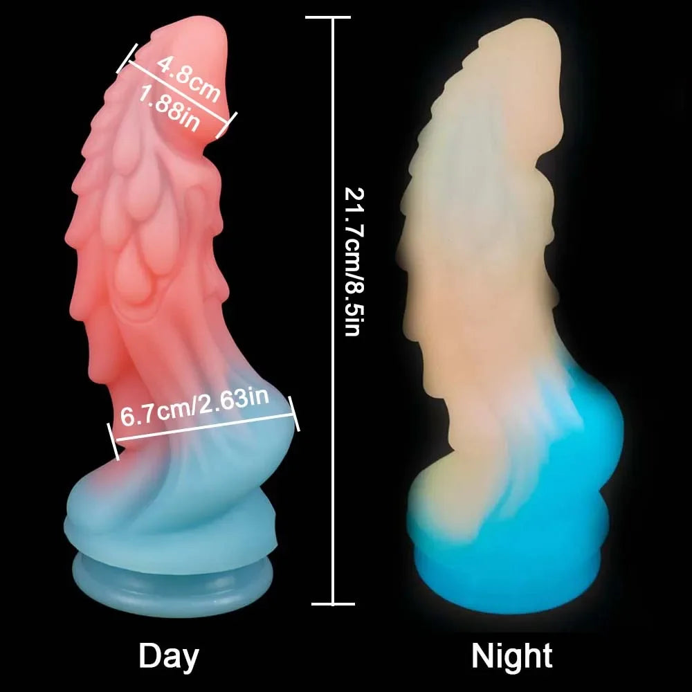 18+ Luminous Dildo for Women Adult Toy Monsters Dildos Silicone Fake Penis Consoladores Dick Realistic Dildo Female Masturbation